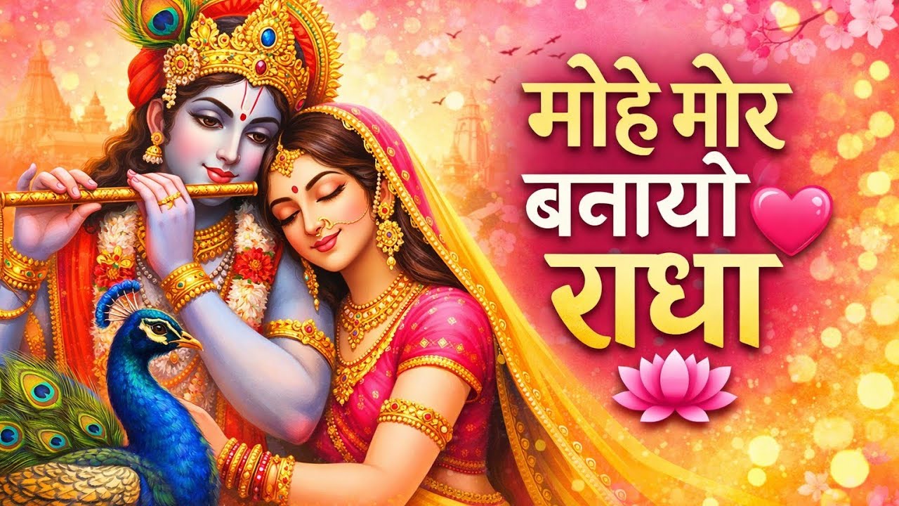 मोहे मोर बनायो राधा अपने वृन्दावन को | मधुर राधा कृष्ण भजन #वृन्दावन का प्यारा भजन 🙏#Radhe Radhe ❤️