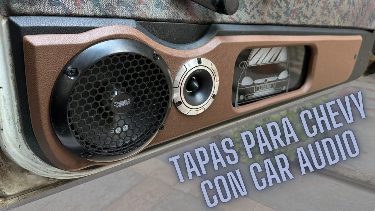 Fabricación de tapas para Chevy y un sencillo equipo de audio