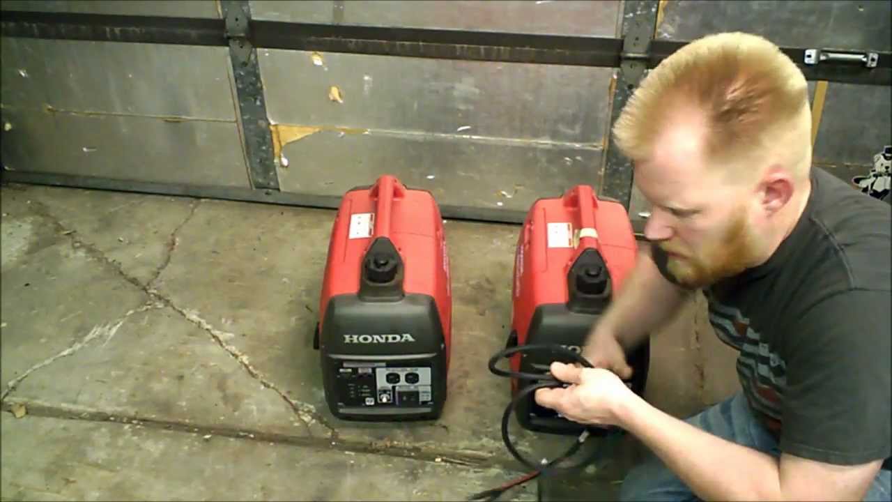 Homemade 30A Honda Eu2000i Parallel Kit Generator