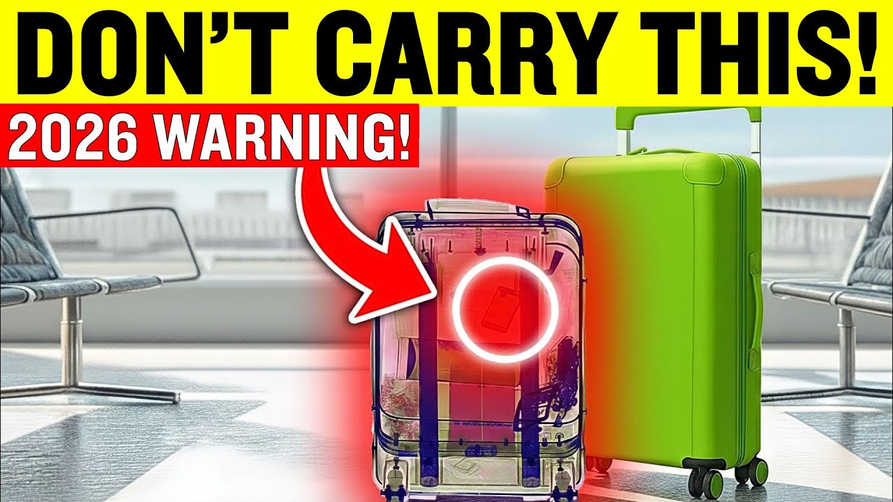 Carrying These 7 Items? Expect Trouble at Airport Security in 2026!