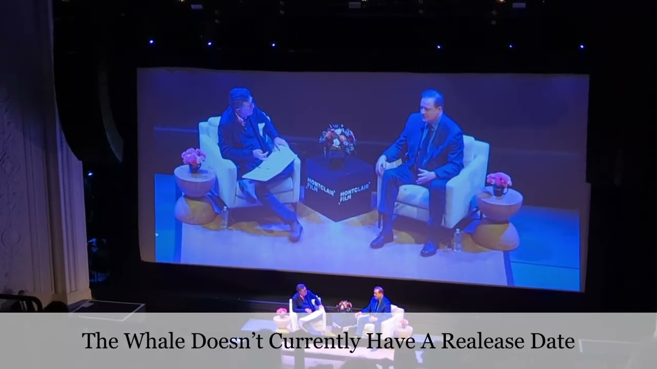 The Whale Q&A: Featuring Brendan Fraser and Stephen Colbert (Montclair Film Festival)