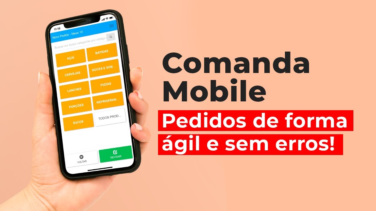 Comanda Mobile do Consumer - Pedidos de forma &aacute;gil e sem erros!