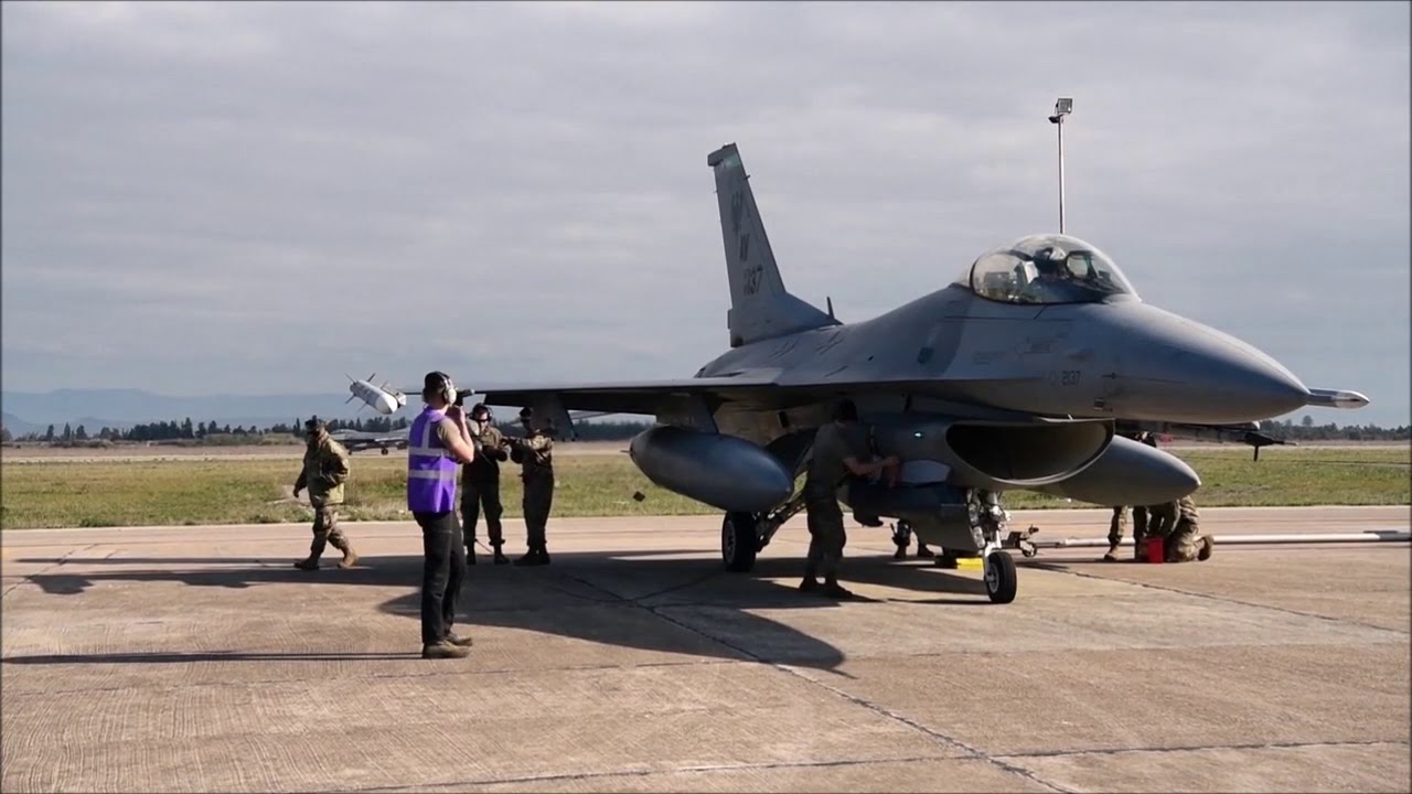 USAF F-16C operations at Aviano, Italy