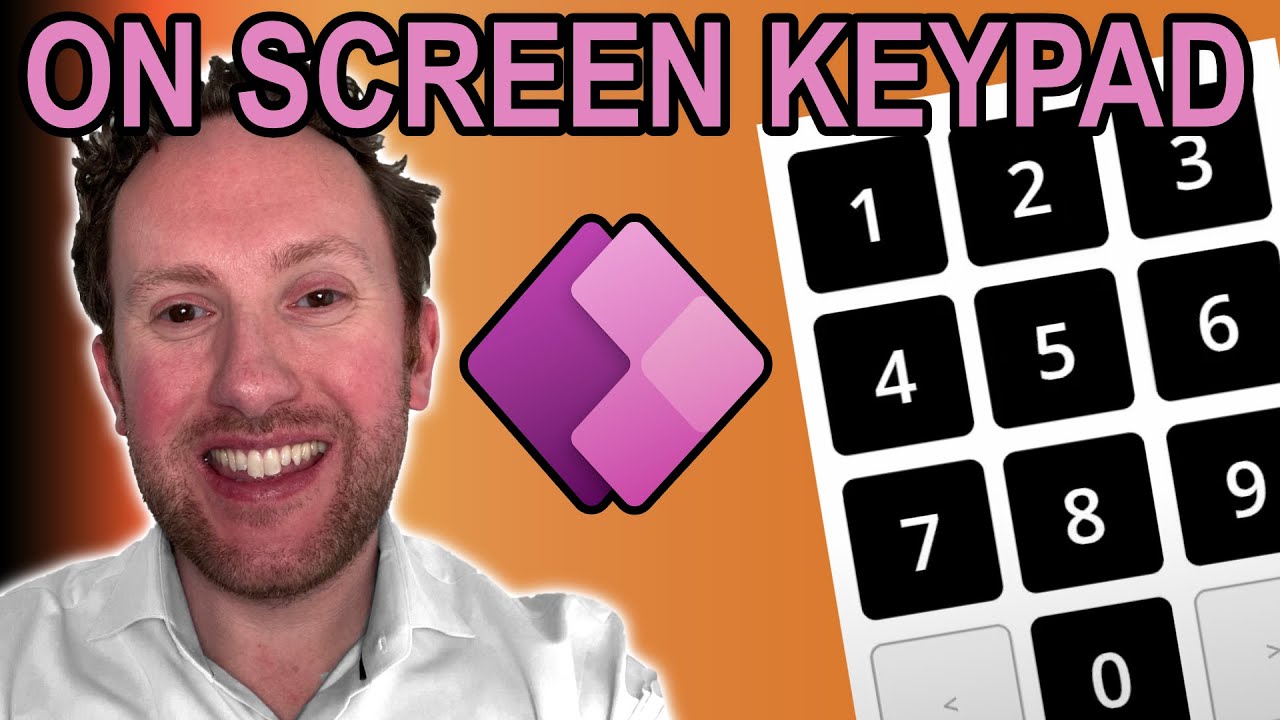 Build an onscreen keypad in Power Apps