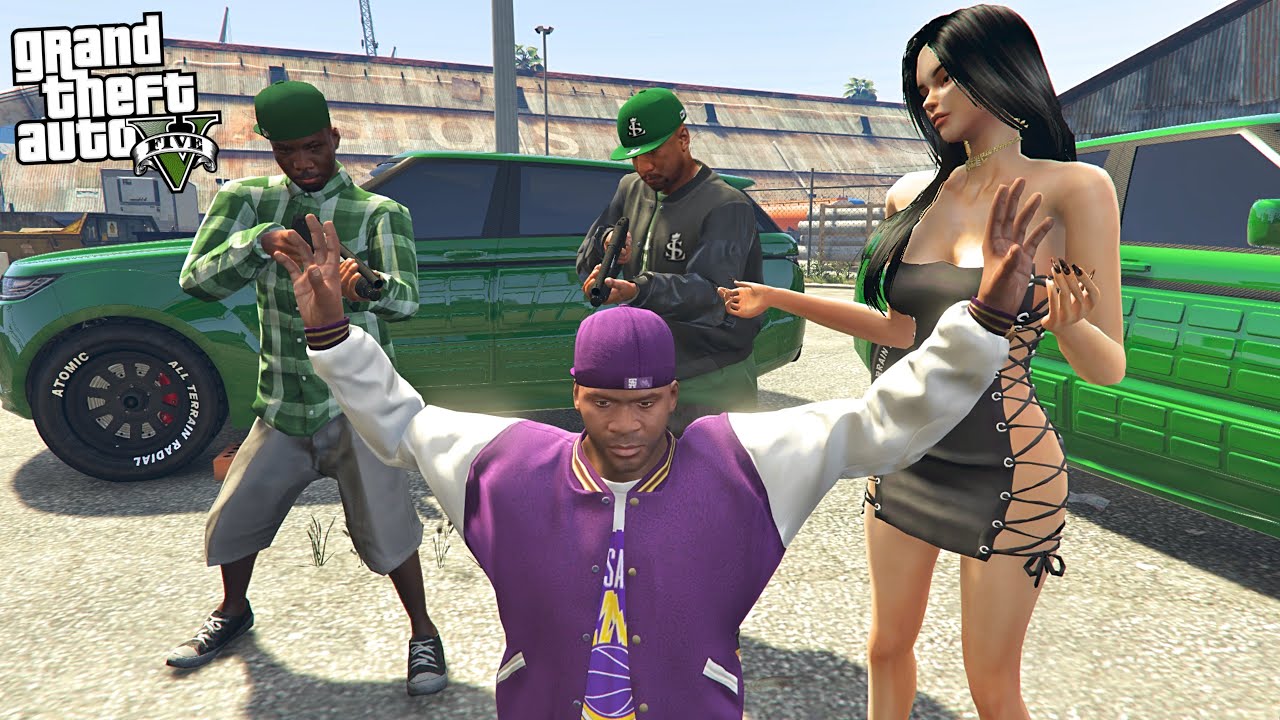 FRANKLIN EX GIRLFRIEND AMBUSH AND TRY TO KILL HIM IN GTA 5!!!