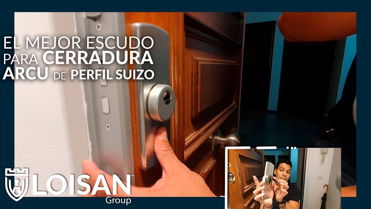 🛡️El MEJOR escudo para CERRADURA ARCU de Perfil SUIZO🔐