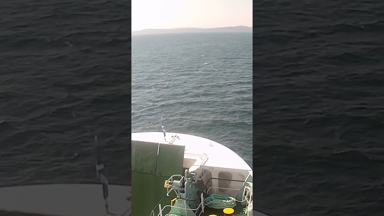 Calmac to rothesay #sea #ship #waves #trending #shorts