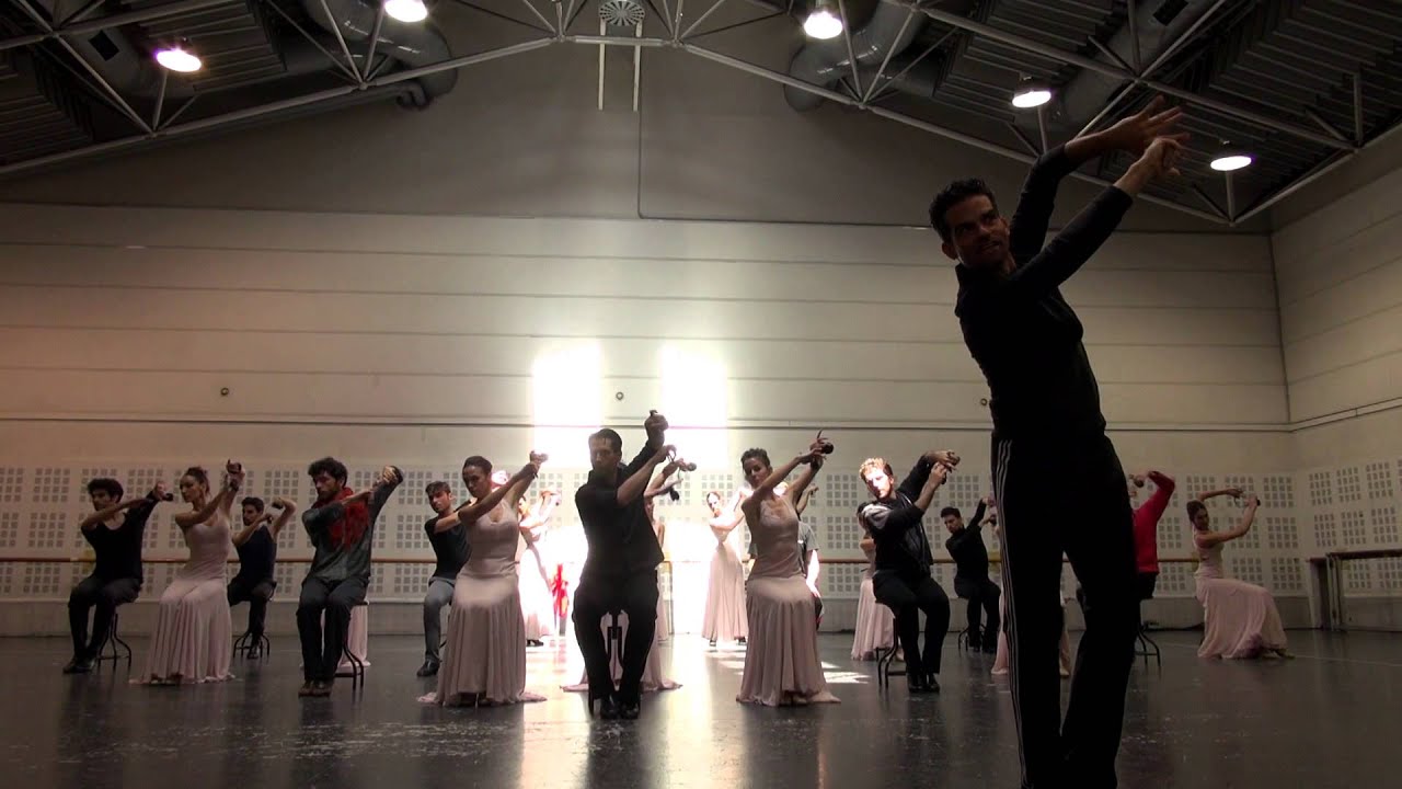 ALENTO (Alento y Zaguán). Ensayos. Ballet Nacional de España