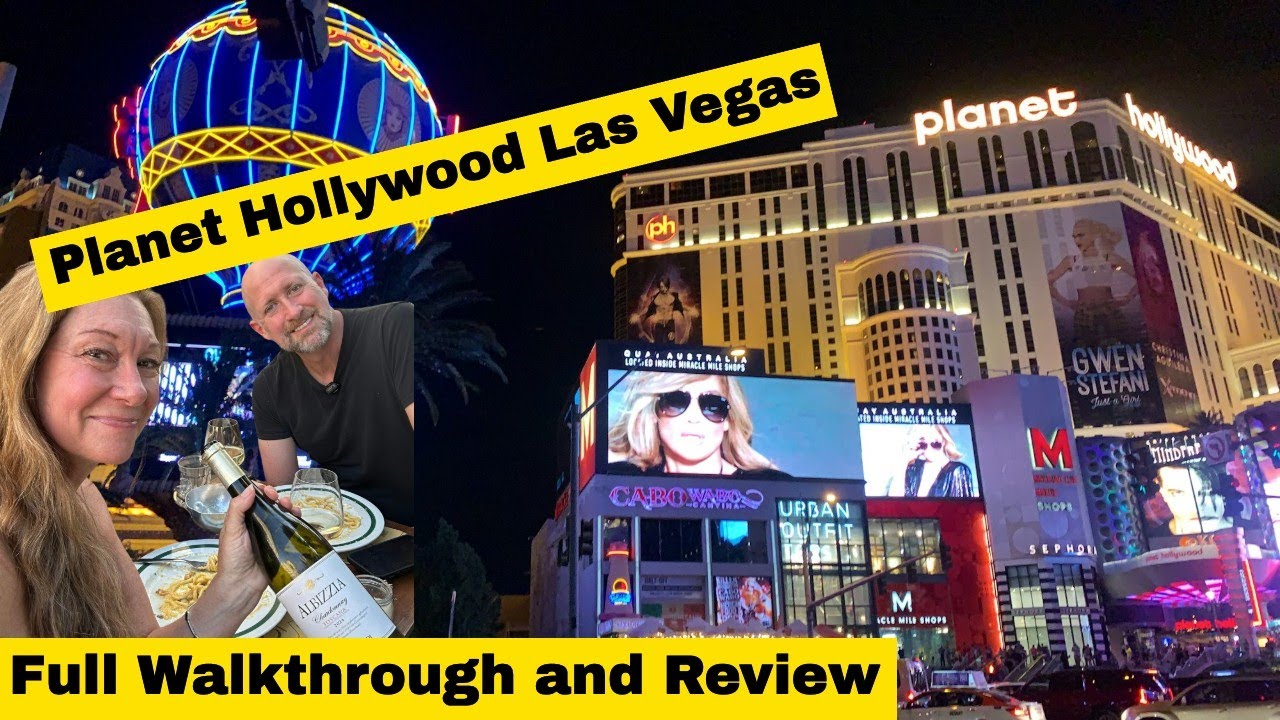 Planet Hollywood Full Walkthrough And Honest Review - Room Tour, Casino. Gym, Pool, Restaurants