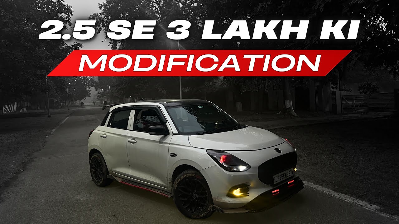 Maruti Suzuki swift fully modification | loudest music system | #modification #swift #marutisuzuki 
