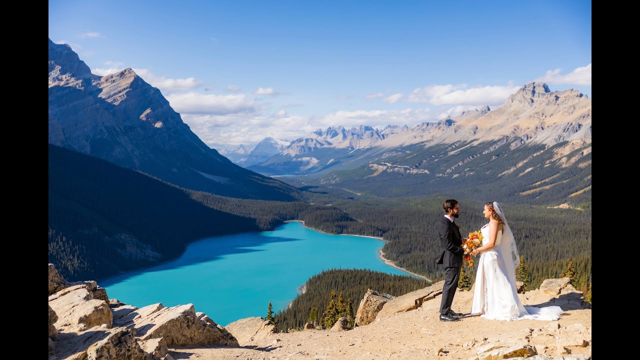 Natalie and Noah's Elopement in Banff, Canada
