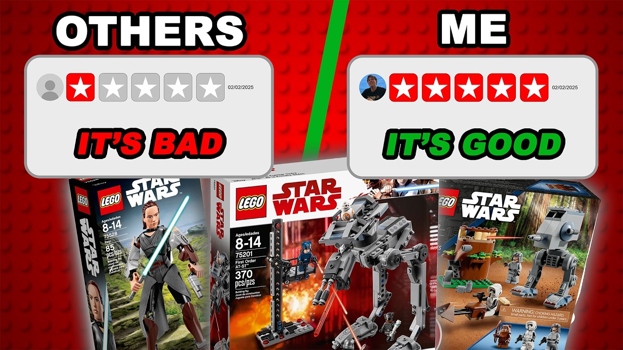 Giving 5-STARS To 1-STAR LEGO Sets
