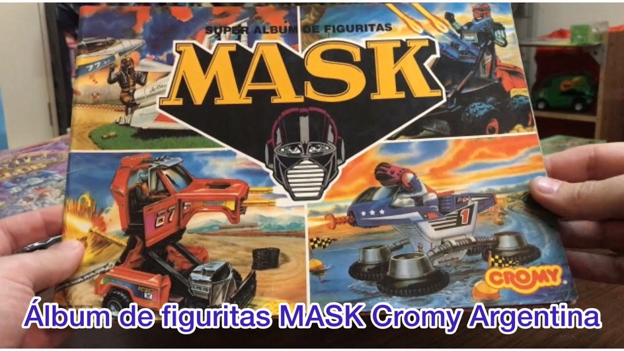 MASK &Aacute;lbum de Figuritas coleccionables Cromy Argentina 1989/90 !!!