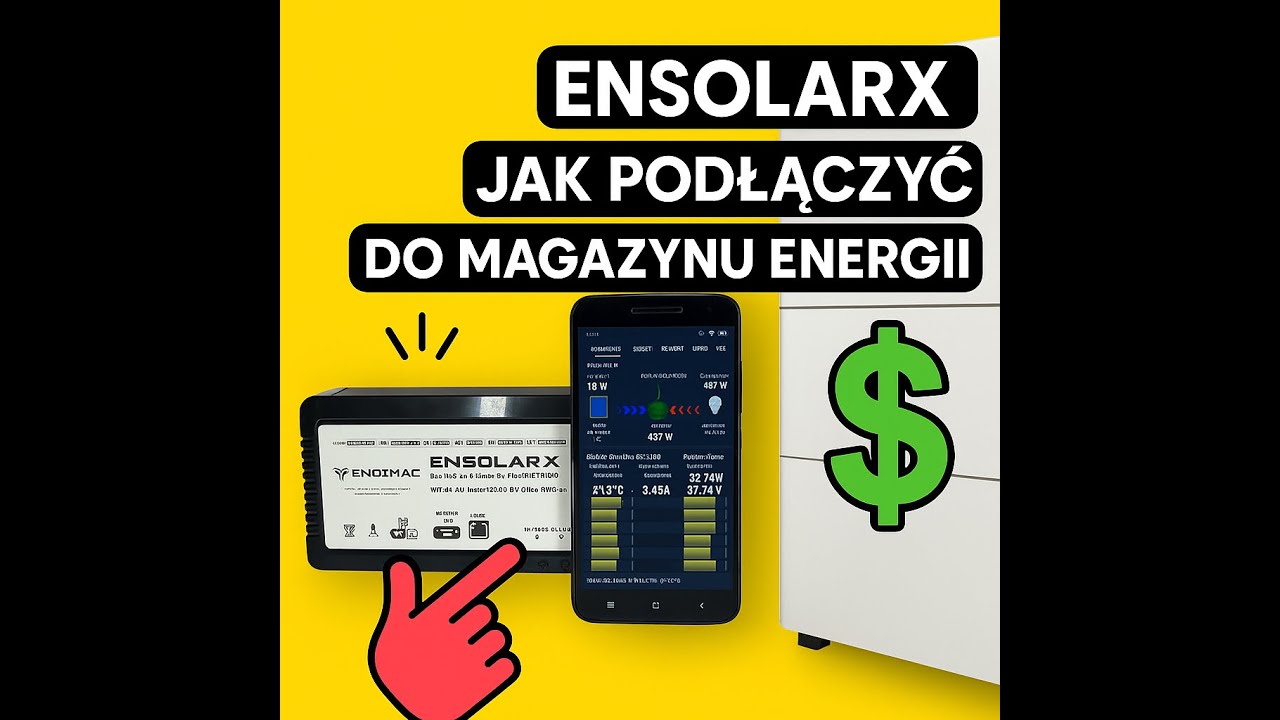 Podłączenie magazynu energii z BMS JK, SEPLOS, DALY, PYLON do ENSolarX-a
