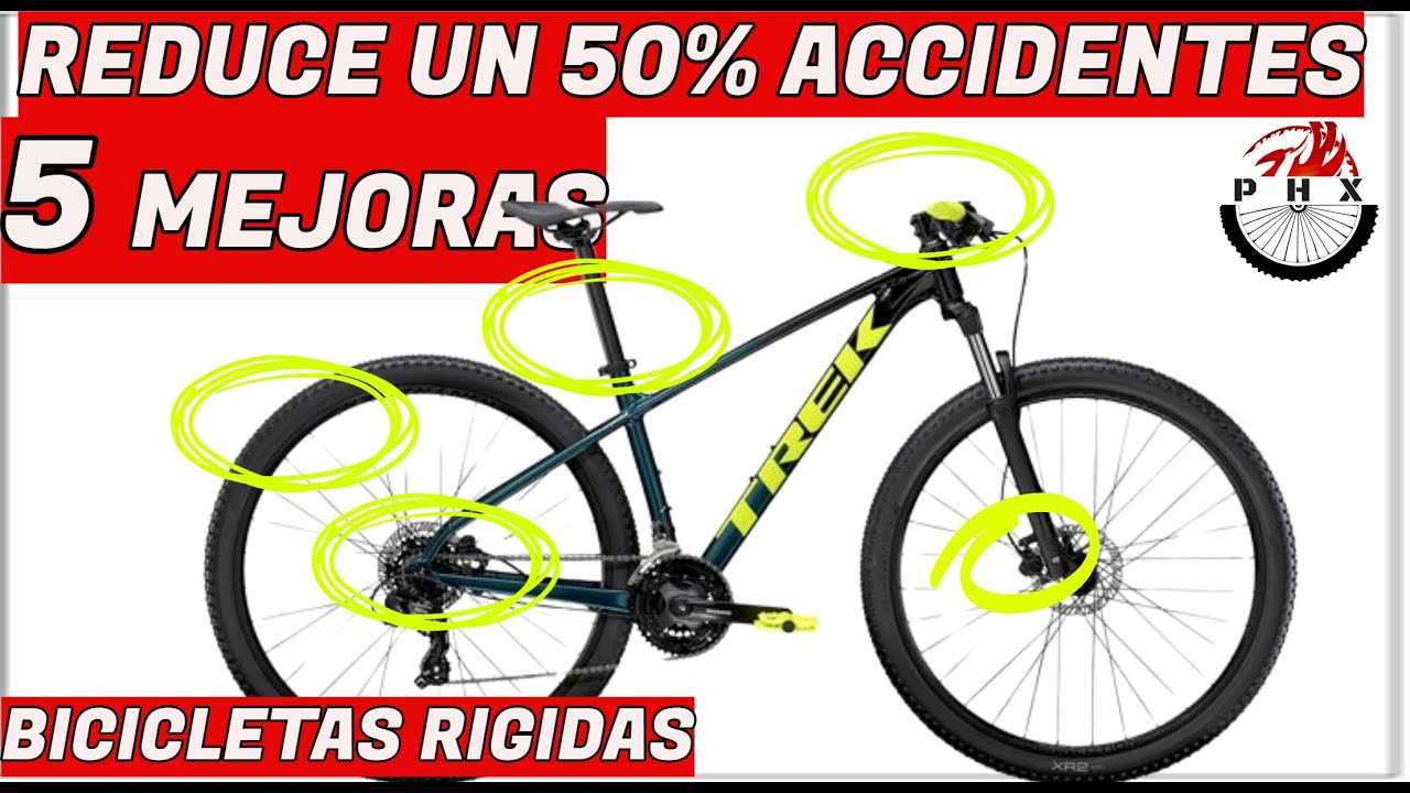 REDUCE 50% RIESGOS DE ACCIDENTES EN BICICLETAS RIGIDAS/ MTB,CICLISMO,BICILETAS