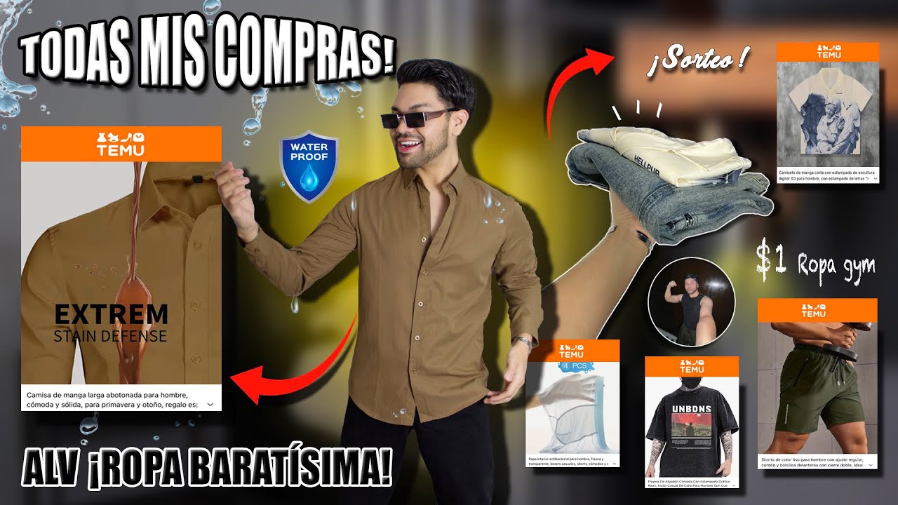 COMPRANDO ROPA BARATÍSIMA EN TEMU ¿Vale la Pena? o ¿Da Pena? (Te regalo 1 Outfit Completo)