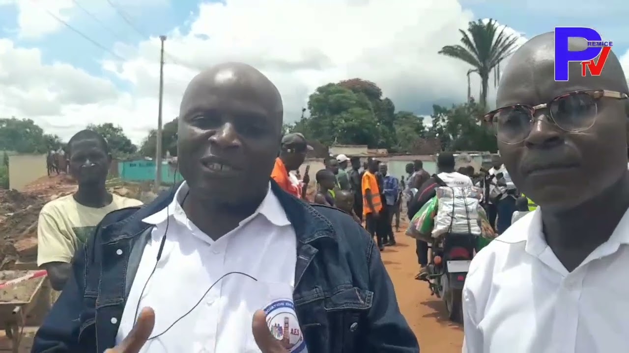 HAUT KATANGA VILLE DE K'LESA :Le maire de la ville lance les travaux de construction du pont kambasa