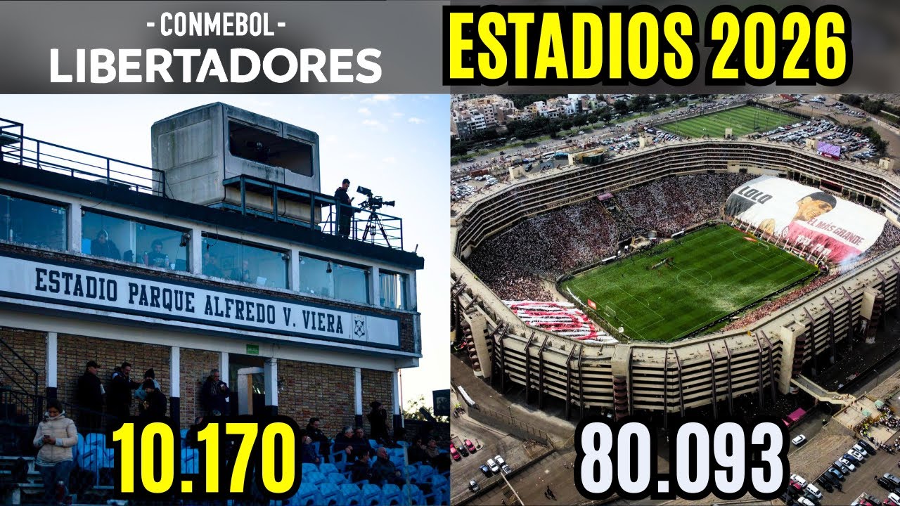 Los INCREÍBLES estadios de la COPA LIBERTADORES 2026
