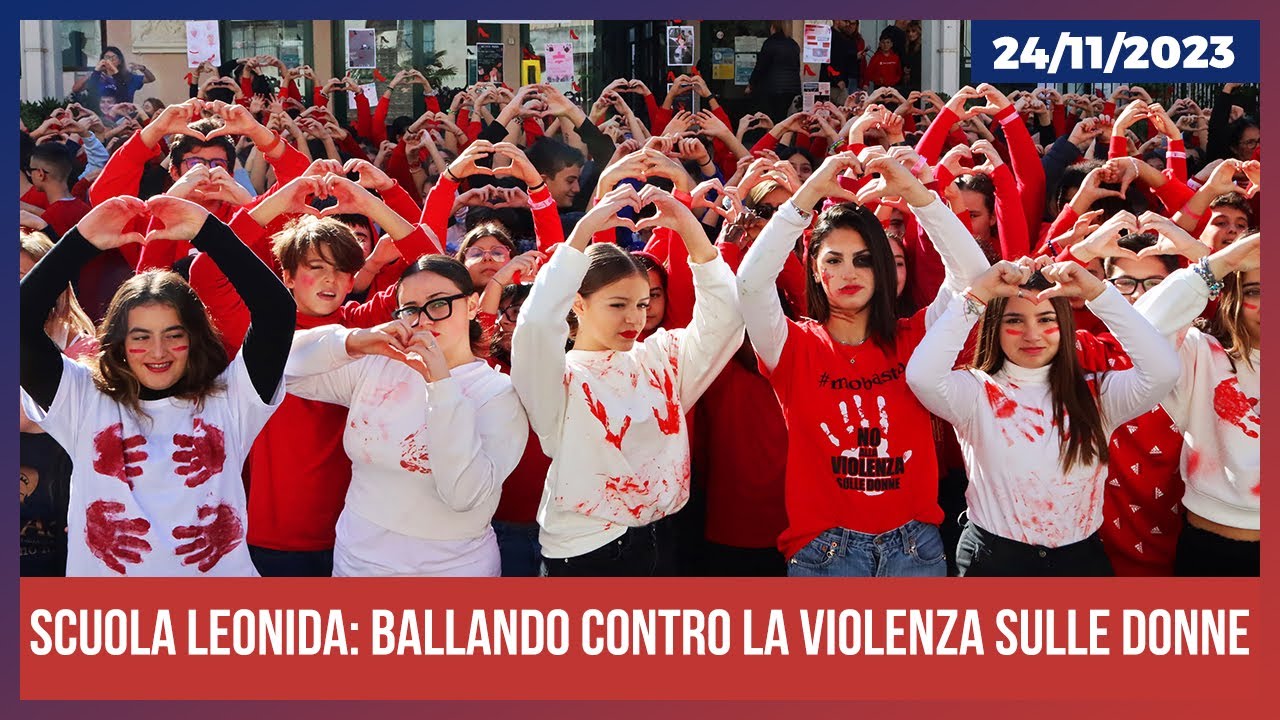 Ballando contro la violenza sulle donne. Scuola Leonida Taranto