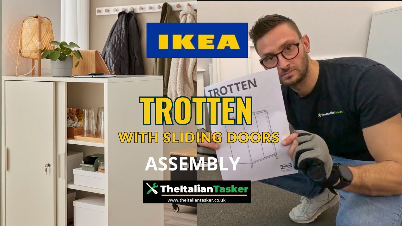 How to Assemble IKEA TROTTEN Cabinet With Sliding Doors | Easy Step-by-Step Tutorial