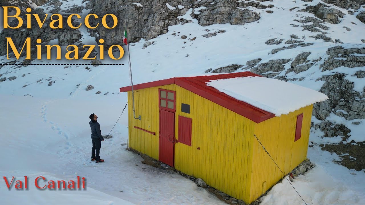 Notte in solitaria al Bivacco Minazio - Val Canali - Dolomiti Bellunesi - Pale di San Martino - 4K