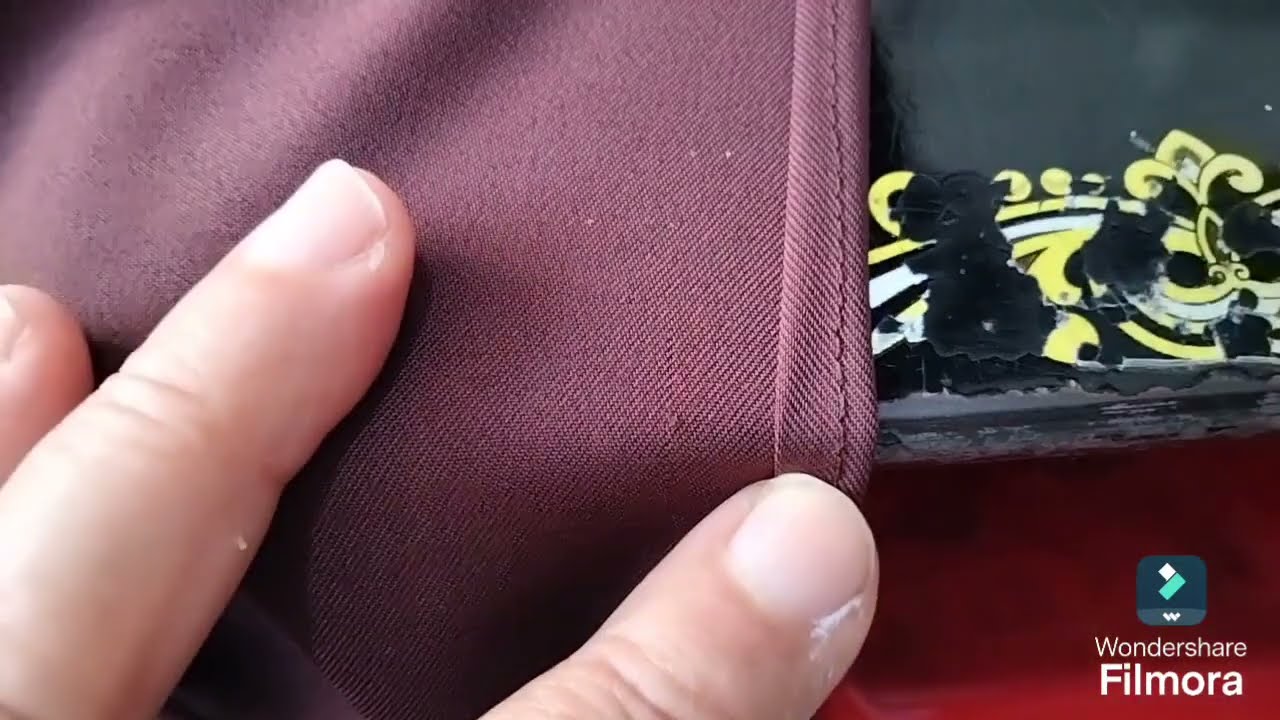 تقصير طول حجاب لوغلي بأسهل طريقة
