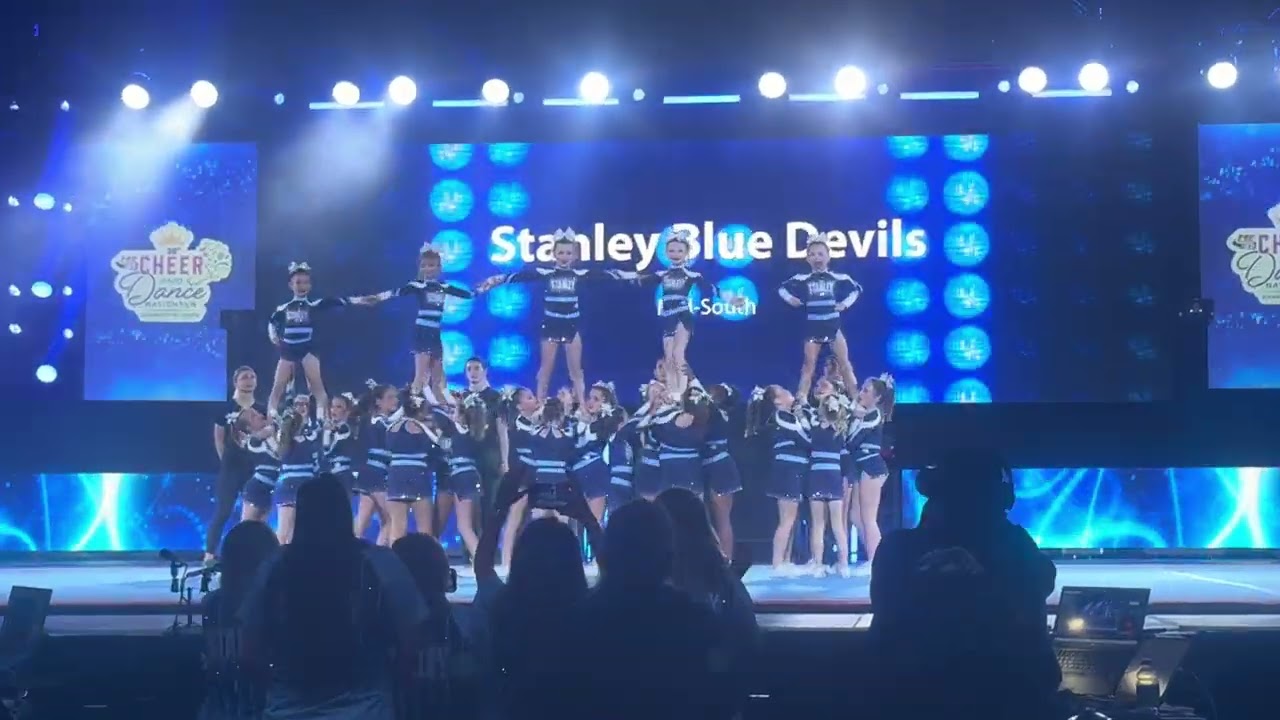 Stanley Blue Devils Mitey Mite• Pop Warner Nationals 2025• Charlotte, NC