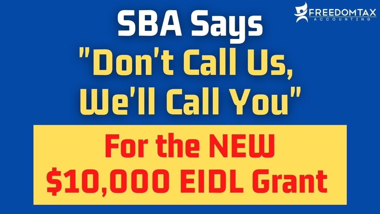 New SBA $10,000 Grant Update | Targeted EIDL Advance Eligibility Requirements