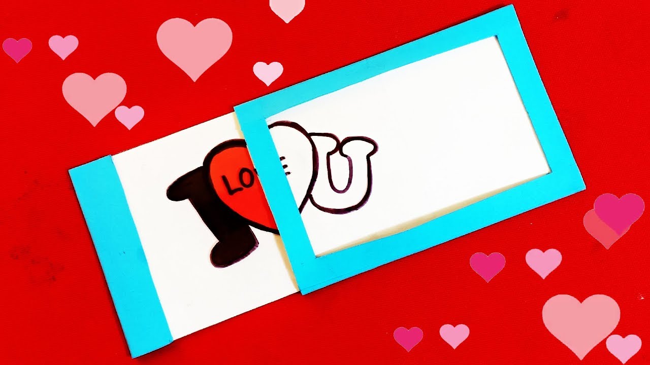 Làm Thiệp Kéo Hình Trái Tim Rất Đẹp Và Độc Đáo 💛 VALENTINE'S DAY