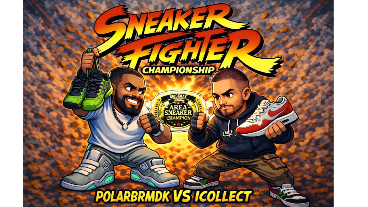 AREA 13'S SNEAKER BATTLE LEAGUE CHAMPIONSHIP!!  POLARBRMDK VS ICOLLECT