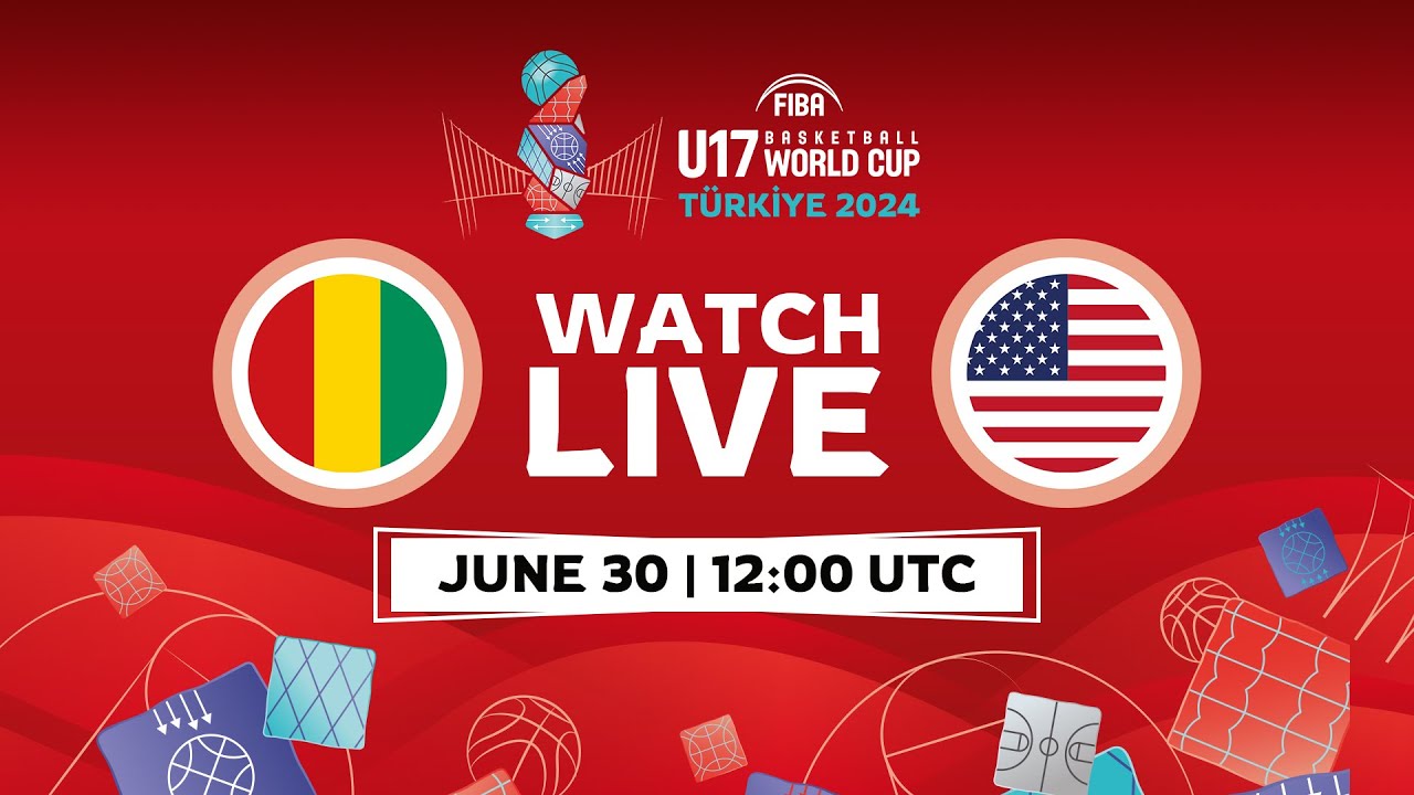 Group Phase | Guinea v USA | FIBA U17 Basketball World Cup 2024