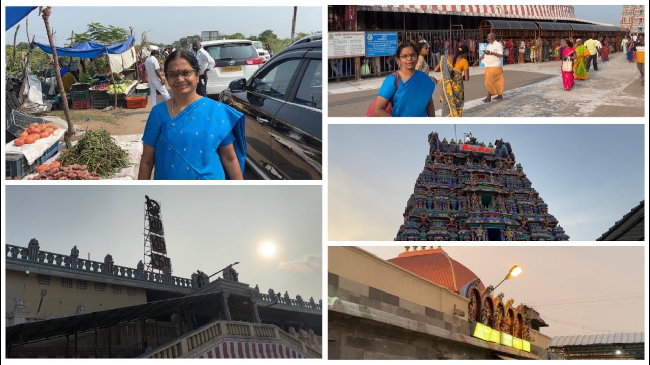 Mattu Pongal  / மாட்டு பொங்கல் Vlog / Temple  Visit திருத்தணி, திருவாலங்காடு / Shopping  Veggies