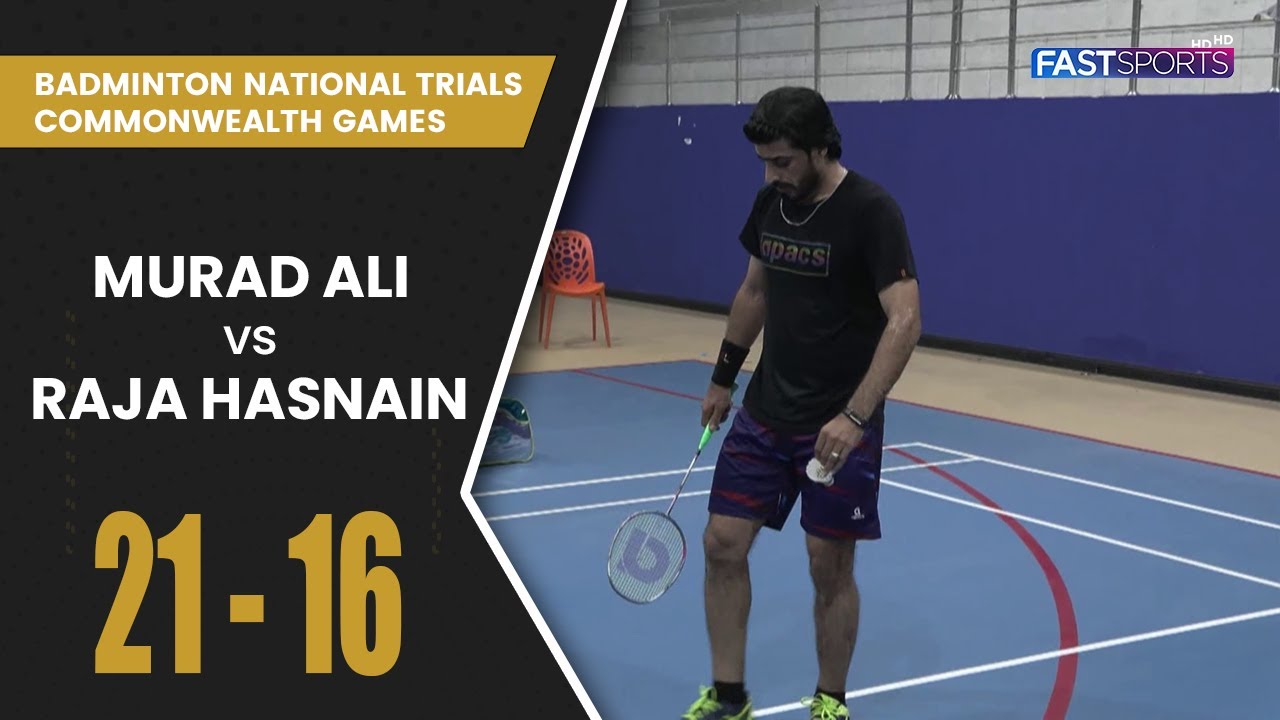 DHA Badminton National Trials: Murad Ali vs Raja Hasnain | Day 1 | Set 2 | Fast Sports