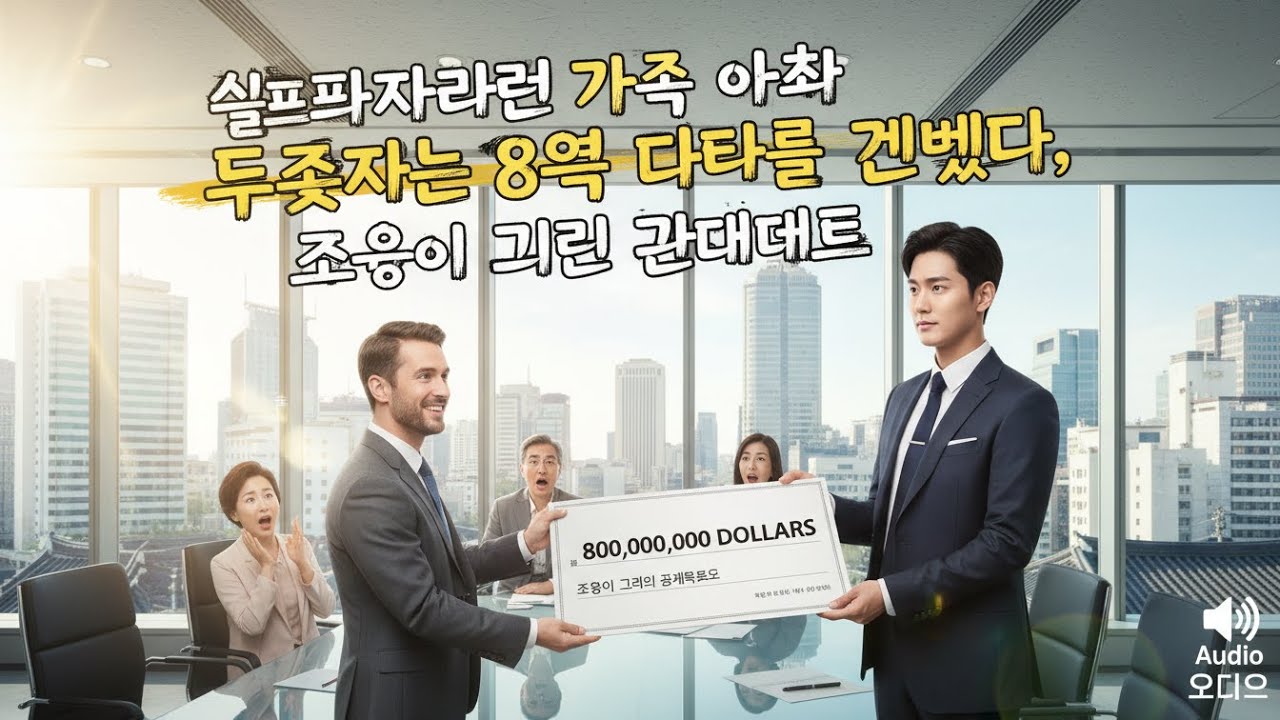 실패자라던 가족 앞에서 투자자는 8억 달러를 건넸다, 조용히 그리고 공개적으로