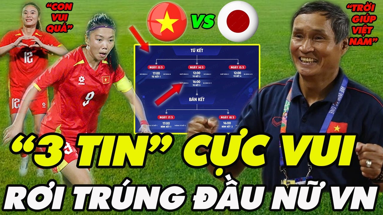 Đấu Nhật Bản, Nữ Việt Nam Đón Liên Tiếp Tin Vui, T.Chung Tự Tin Lách Qua Khe Cửa Hẹp Tiến Vào Tứ Kết
