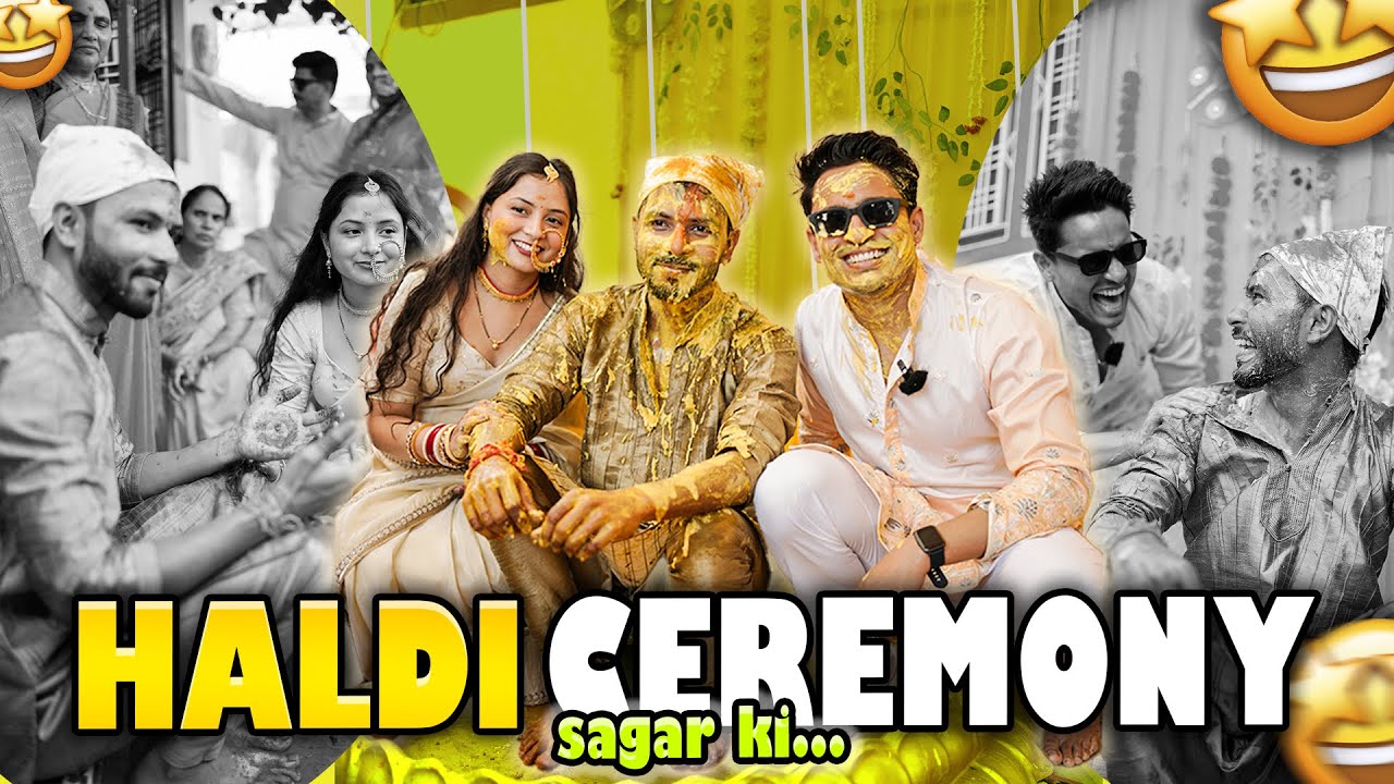 Aisi Haldi Kheli k Sabko Nahana Pada 🙌🏻🤣