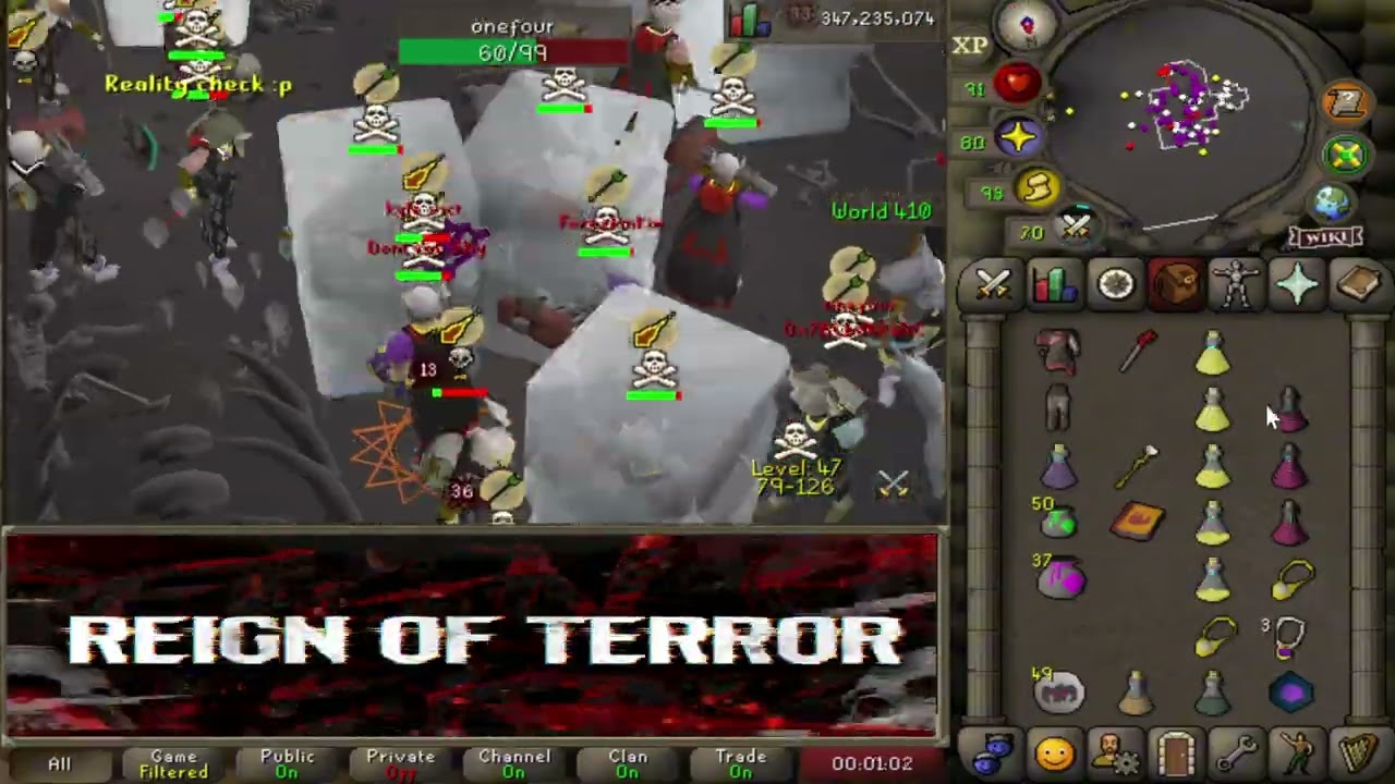 REIGN OF TERROR CLEARING TF OUT OF bc/ cl MERGE PK :_P 4X. Ft. dk and other noob clans