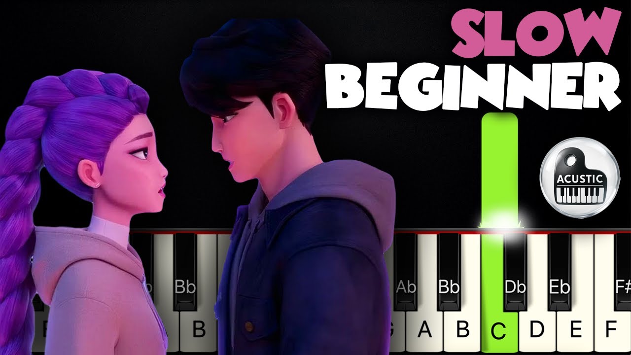 Free - KPop Demon Hunters | FREE BEGINNER PIANO TUTORIAL + SHEET MUSIC by Betacustic