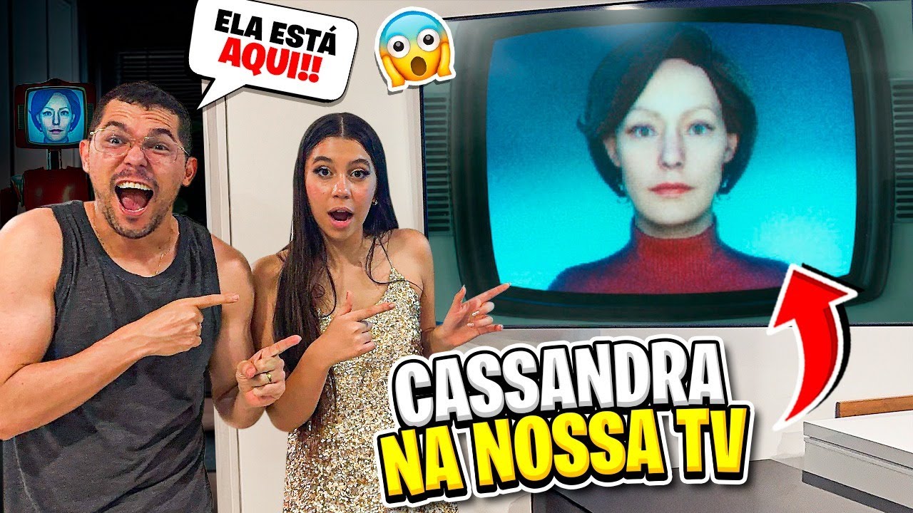 A CASSANDRA INAVADIU A NOSSA CASA E APARECEU NA TV ! Sarah de Araújo Games