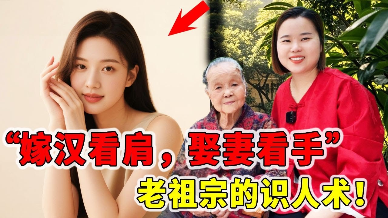“嫁汉看肩，娶妻看手”，老祖宗的识人术，看人不走眼