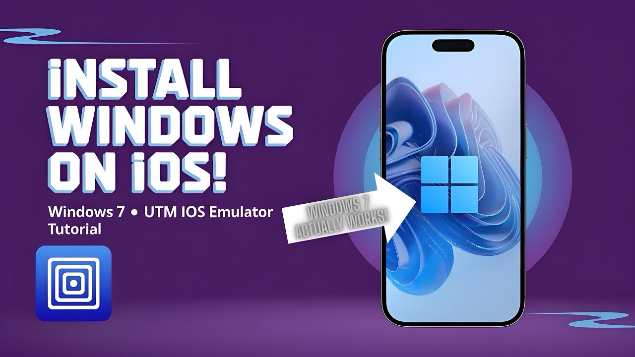 Как запустить WIndows 7 на iOS?! | Обновленное руководство по установке и настройке эмулятора UTM...