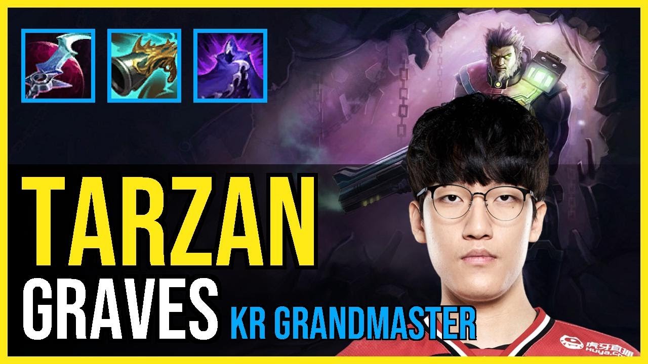 Tarzan - GRAVES vs. NIDALEE Jungle | KR Grandmaster