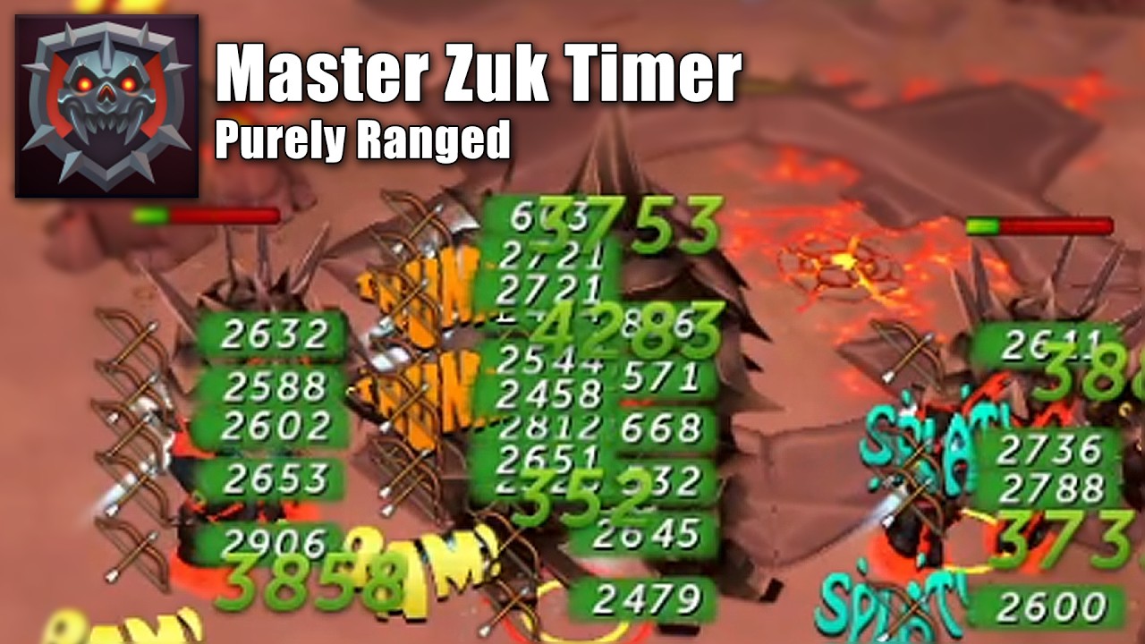 Master HM Zuk with Ranged on RuneScape (15:48.6)
