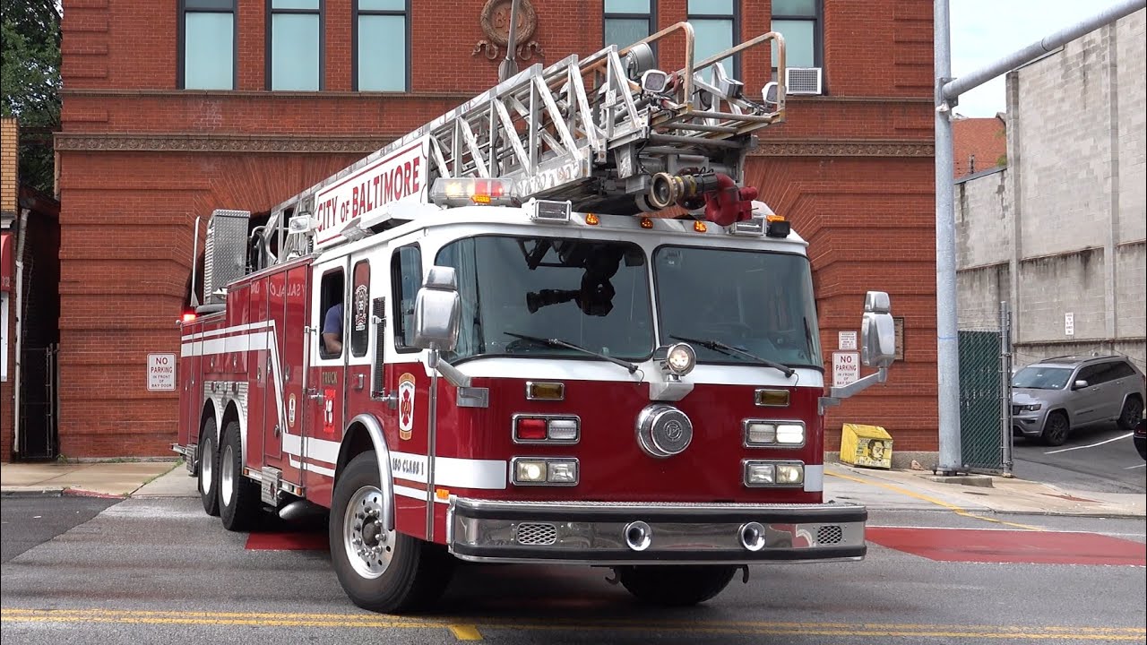 **Spare, Classic Detroit** Baltimore City Fire Department Truck 18 Responding