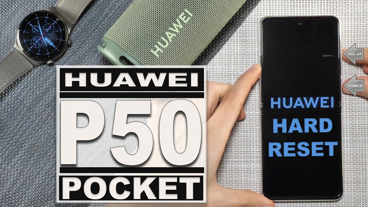 Huawei P50 Pocket Hard Reset  (Factory Reset)