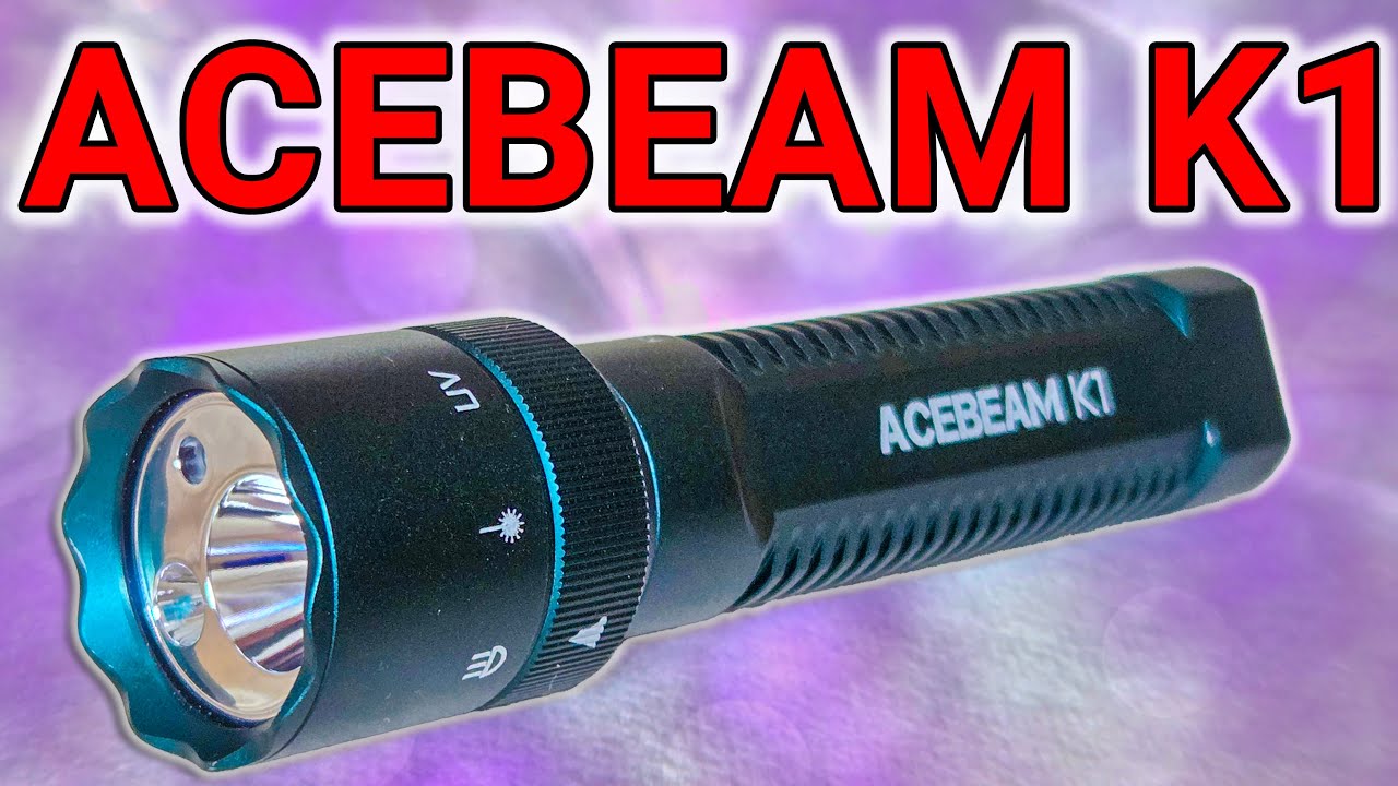 Обзор Acebeam K1 с тремя режимами EDC-фонаря