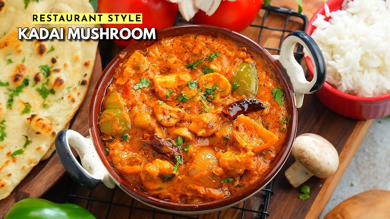 కచ్చితమైన రుచితో కడాయి మష్రూమ్ | Kadai Mushroom Recipe | Vismai Food
