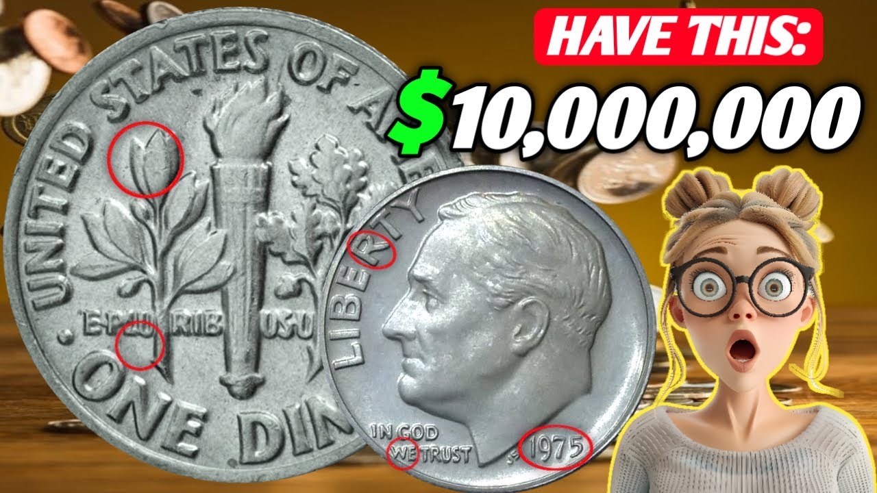 1975 Error Roosevelt Dime Coin Value | How Much is a 1975 Dime Worth?
