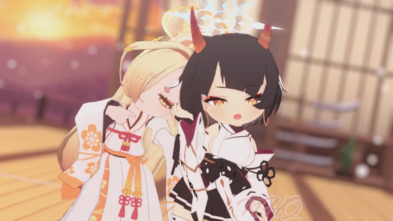 【Blue Archive/MMD】バブリン(Bubblin)  [Kaho & Niya]