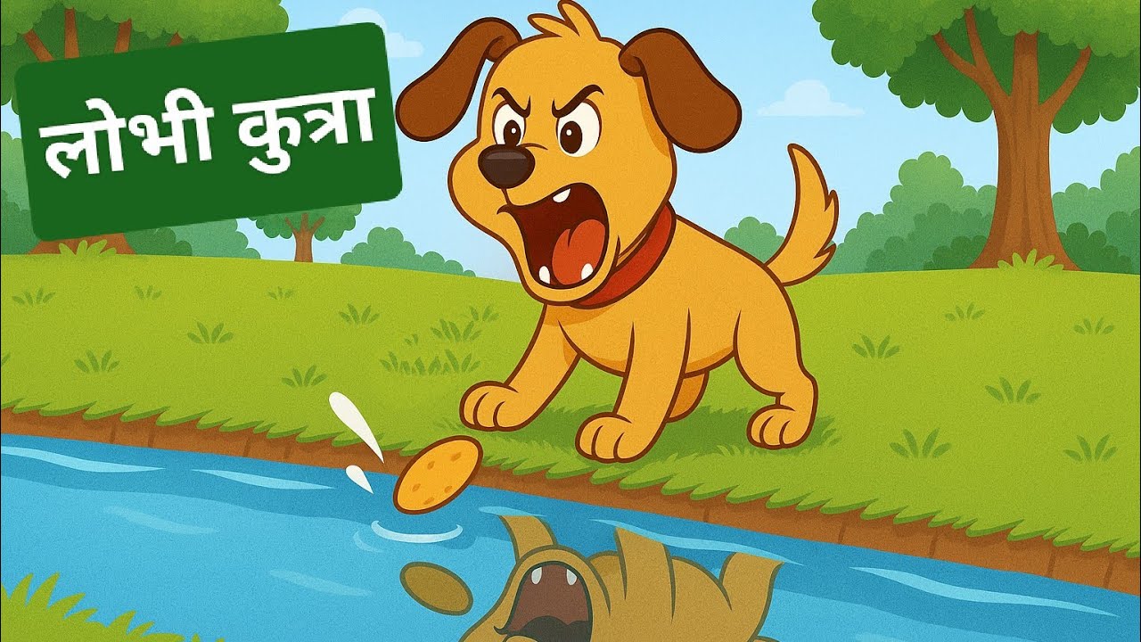 लोभी कुत्रा | Greedy Dog Story in Marathi | Fairy Tales